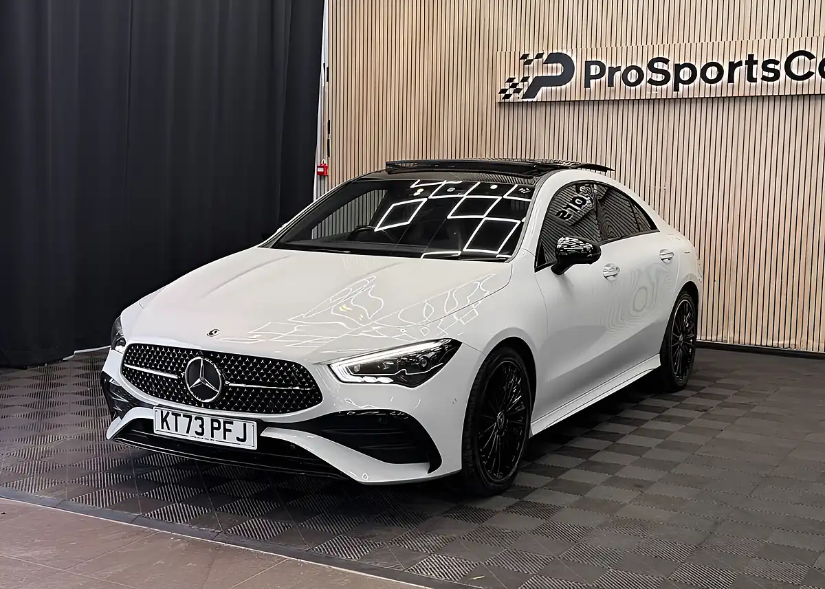 Used 2023 Mercedes-Benz Cla AMG Line (premium Plus) White - Interior and Exterior details 4