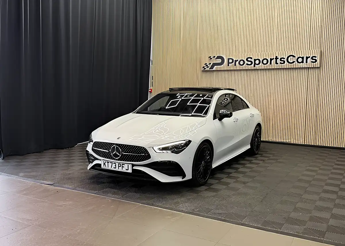 Used 2023 Mercedes-Benz Cla AMG Line (premium Plus) White - Interior and Exterior details 5