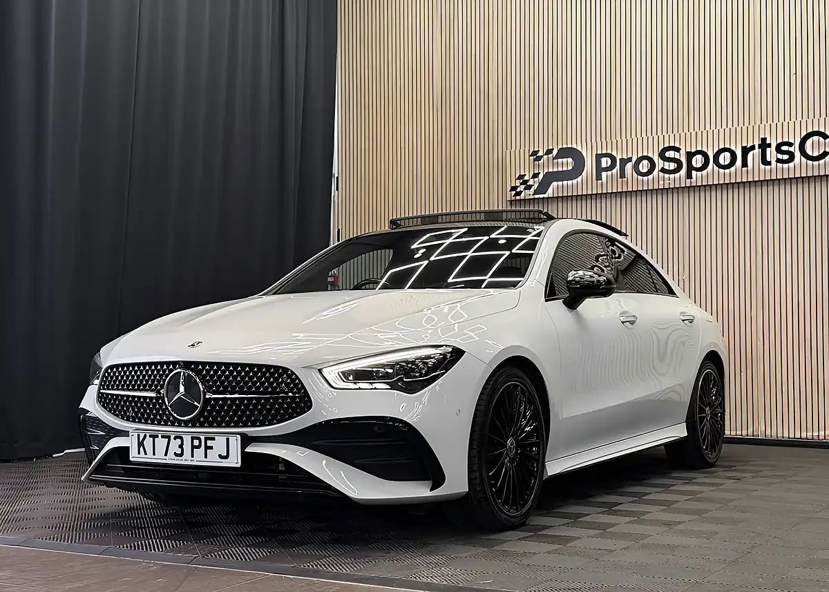 Used 2023 Mercedes-Benz Cla AMG Line (premium Plus) White - Interior and Exterior details 6