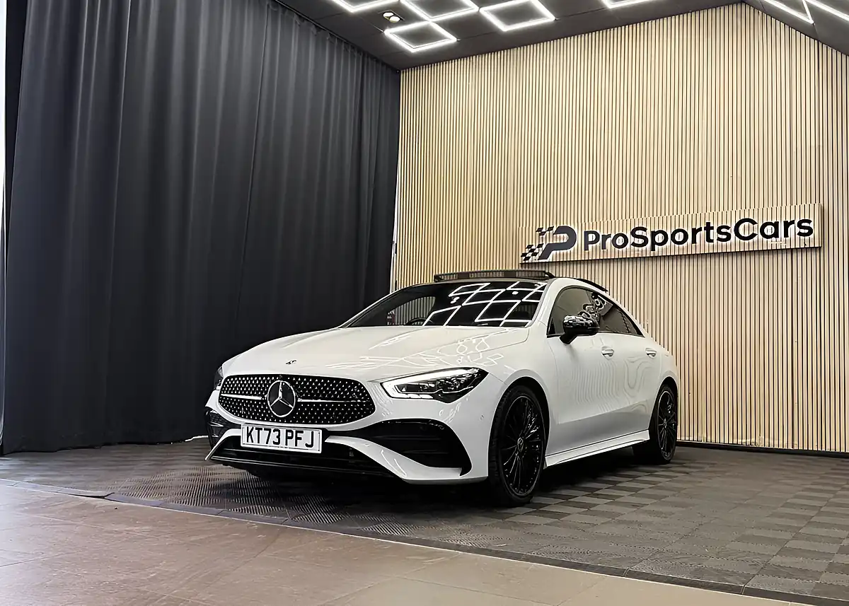Used 2023 Mercedes-Benz Cla AMG Line (premium Plus) White - Interior and Exterior details 7