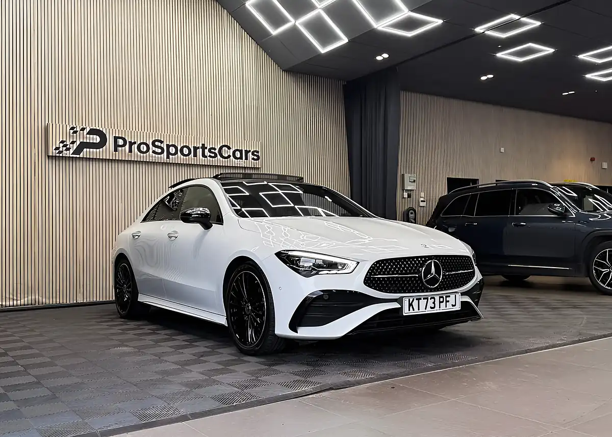 Used 2023 Mercedes-Benz Cla AMG Line (premium Plus) White - Interior and Exterior details 8