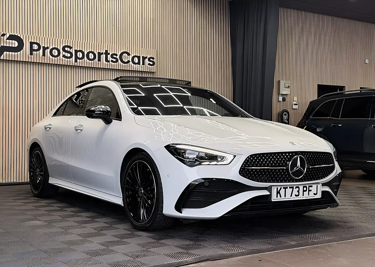 Used 2023 Mercedes-Benz Cla AMG Line (premium Plus) White - Interior and Exterior details 9