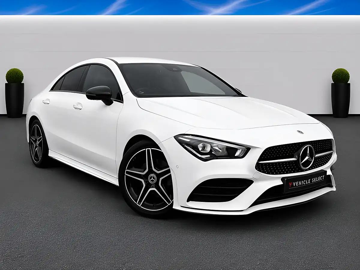 Used 2023 Mercedes-Benz Cla AMG Line Premium White - Front View