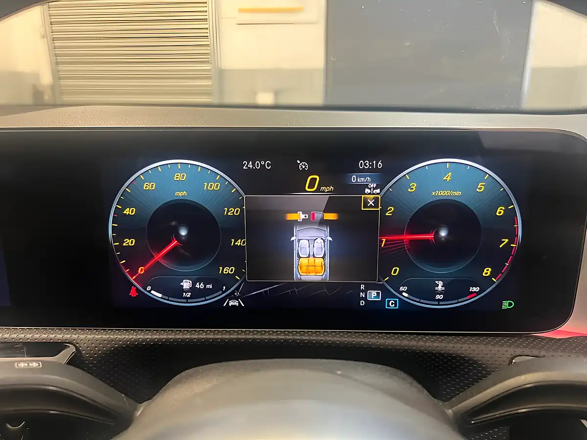 Used 2023 Mercedes-Benz Cla AMG Line Premium White - Interior and Exterior details 14