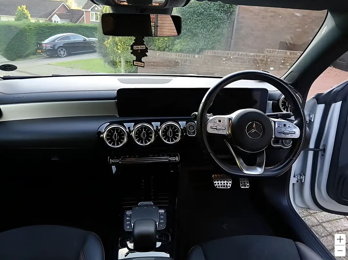 Used 2023 Mercedes-Benz Cla AMG Line (premium) White - Interior and Exterior details 2