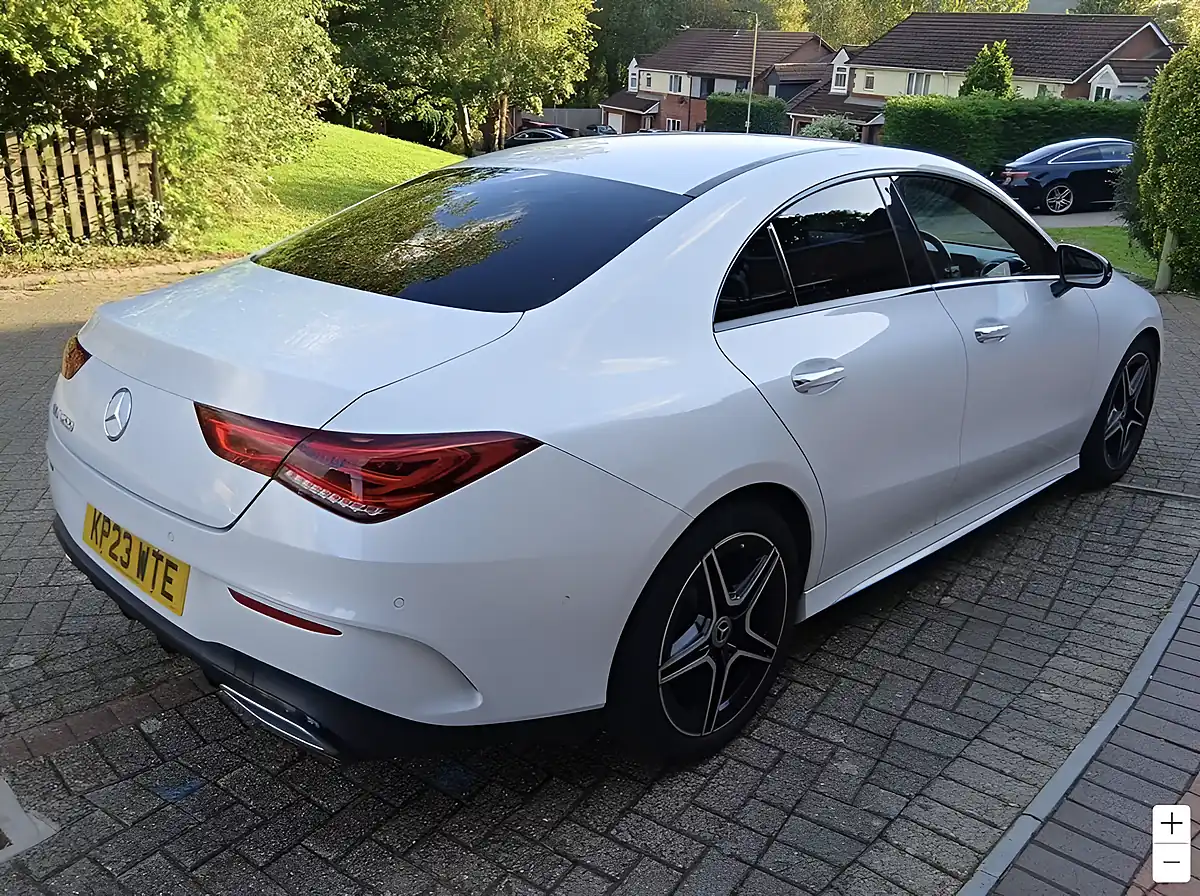 Used 2023 Mercedes-Benz Cla AMG Line (premium) White - Interior and Exterior details 5