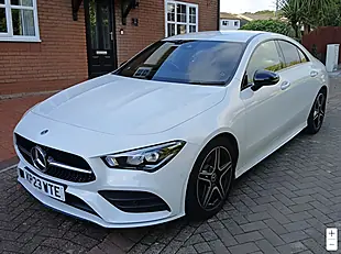 Used 2023 Mercedes-Benz Cla AMG Line (premium) White - Interior and Exterior details 6