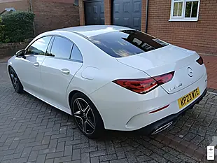 Used 2023 Mercedes-Benz Cla AMG Line (premium) White - Interior and Exterior details 7
