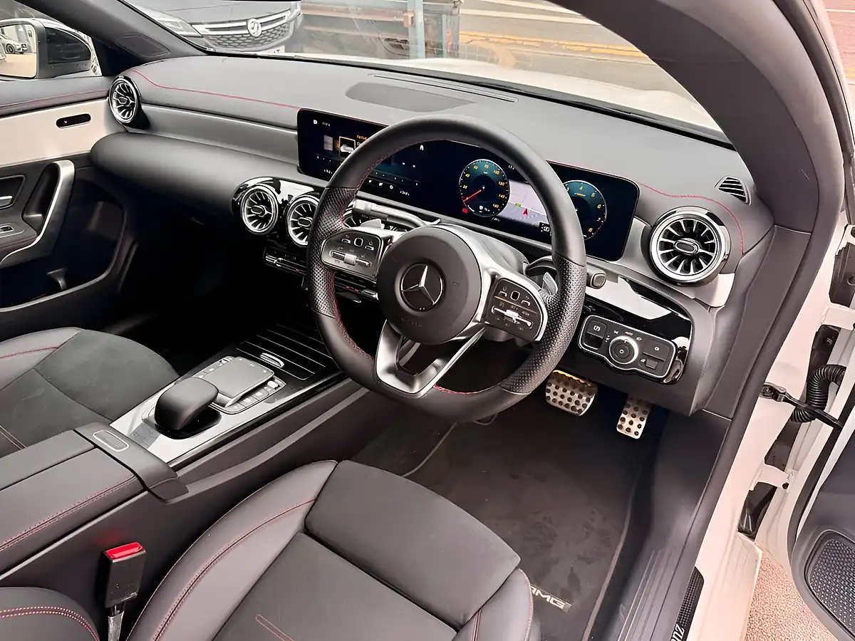 Used 2023 Mercedes-Benz Cla AMG Line White - Interior and Exterior details 13