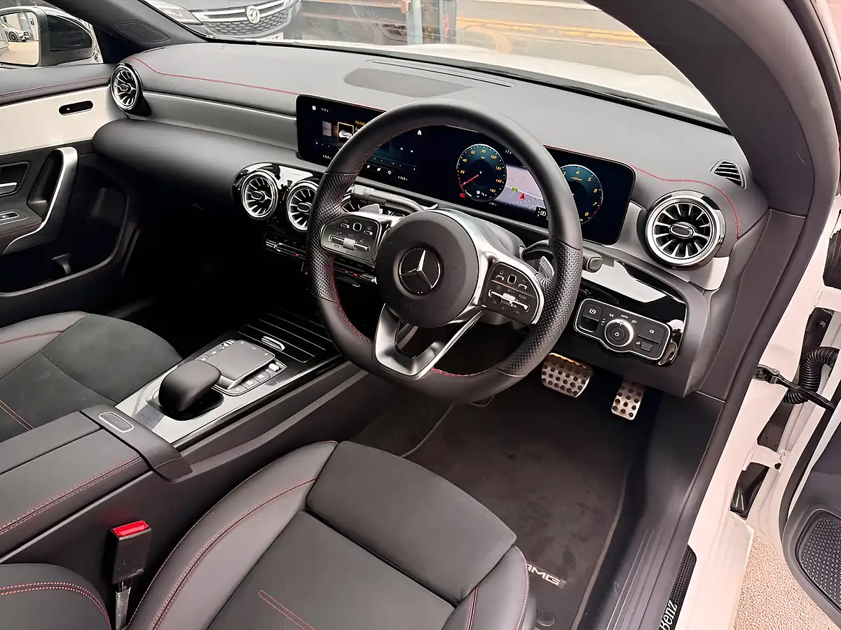 Used 2023 Mercedes-Benz Cla AMG Line White - Interior and Exterior details 14