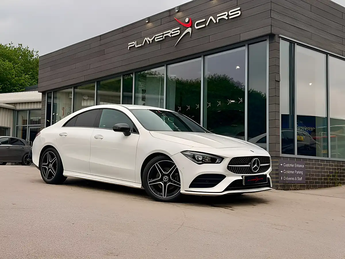 Used 2023 Mercedes-Benz Cla AMG Line White - Interior and Exterior details 2