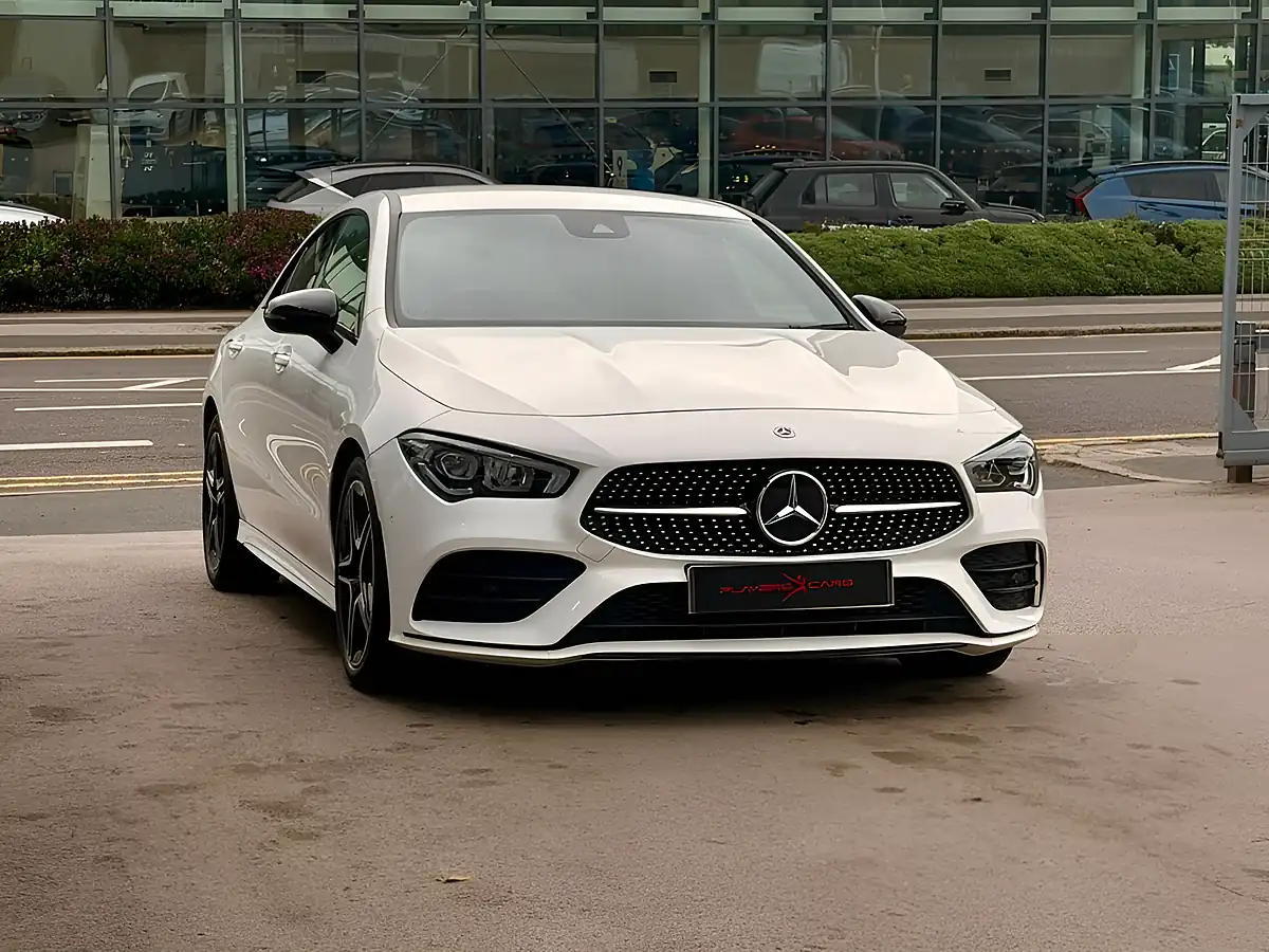 Used 2023 Mercedes-Benz Cla AMG Line White - Interior and Exterior details 4