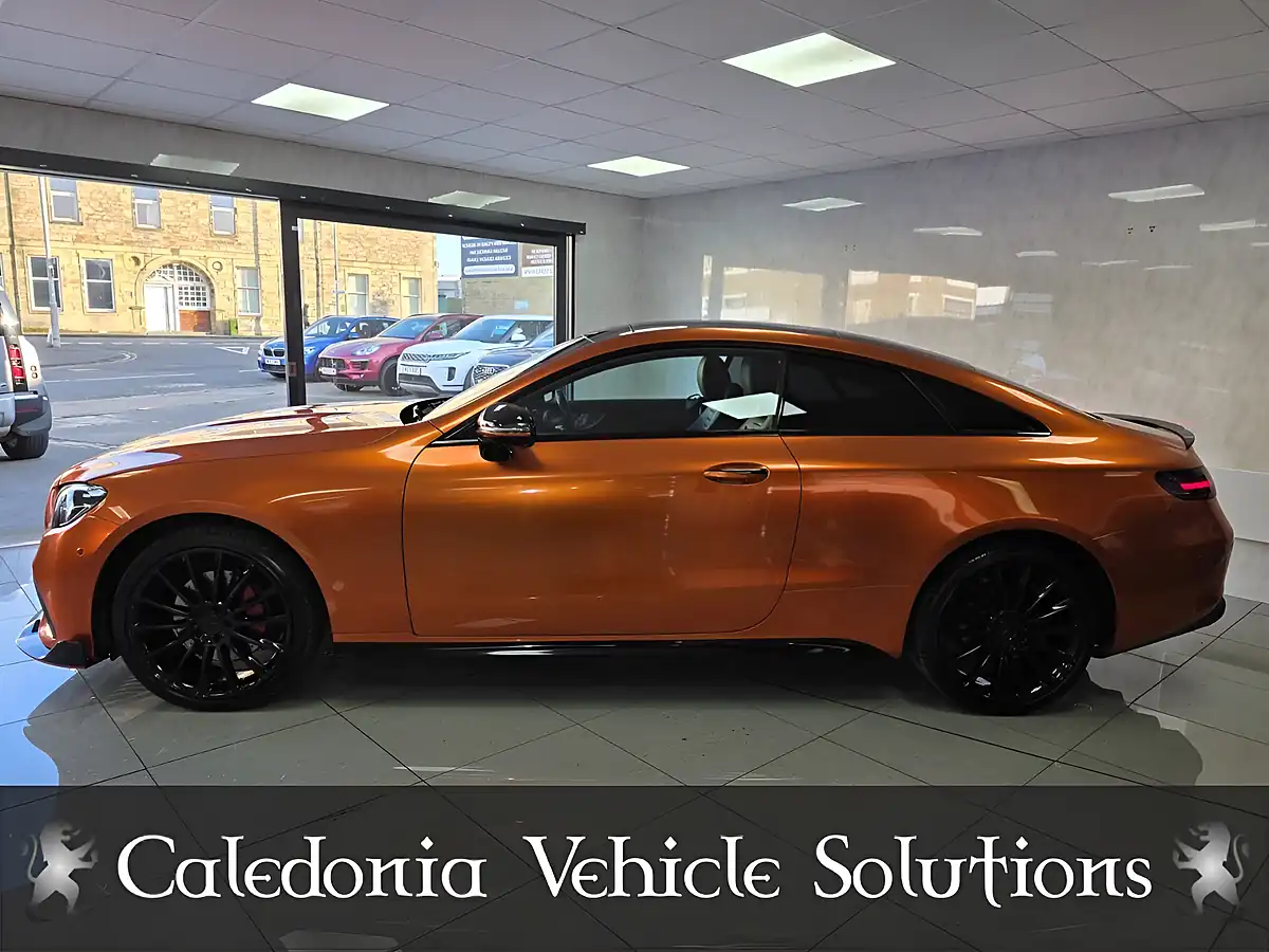 Used 2023 Mercedes-Benz E-Class AMG Line Night Edition (premium Plus) Coupe Paprika Orange - Interior and Exterior details 11
