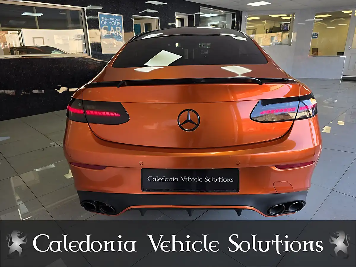 Used 2023 Mercedes-Benz E-Class AMG Line Night Edition (premium Plus) Coupe Paprika Orange - Interior and Exterior details 15