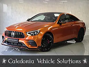 Used 2023 Mercedes-Benz E-Class AMG Line Night Edition (premium Plus) Coupe Paprika Orange - Interior and Exterior details 2