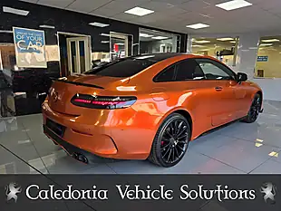 Used 2023 Mercedes-Benz E-Class AMG Line Night Edition (premium Plus) Coupe Paprika Orange - Interior and Exterior details 4
