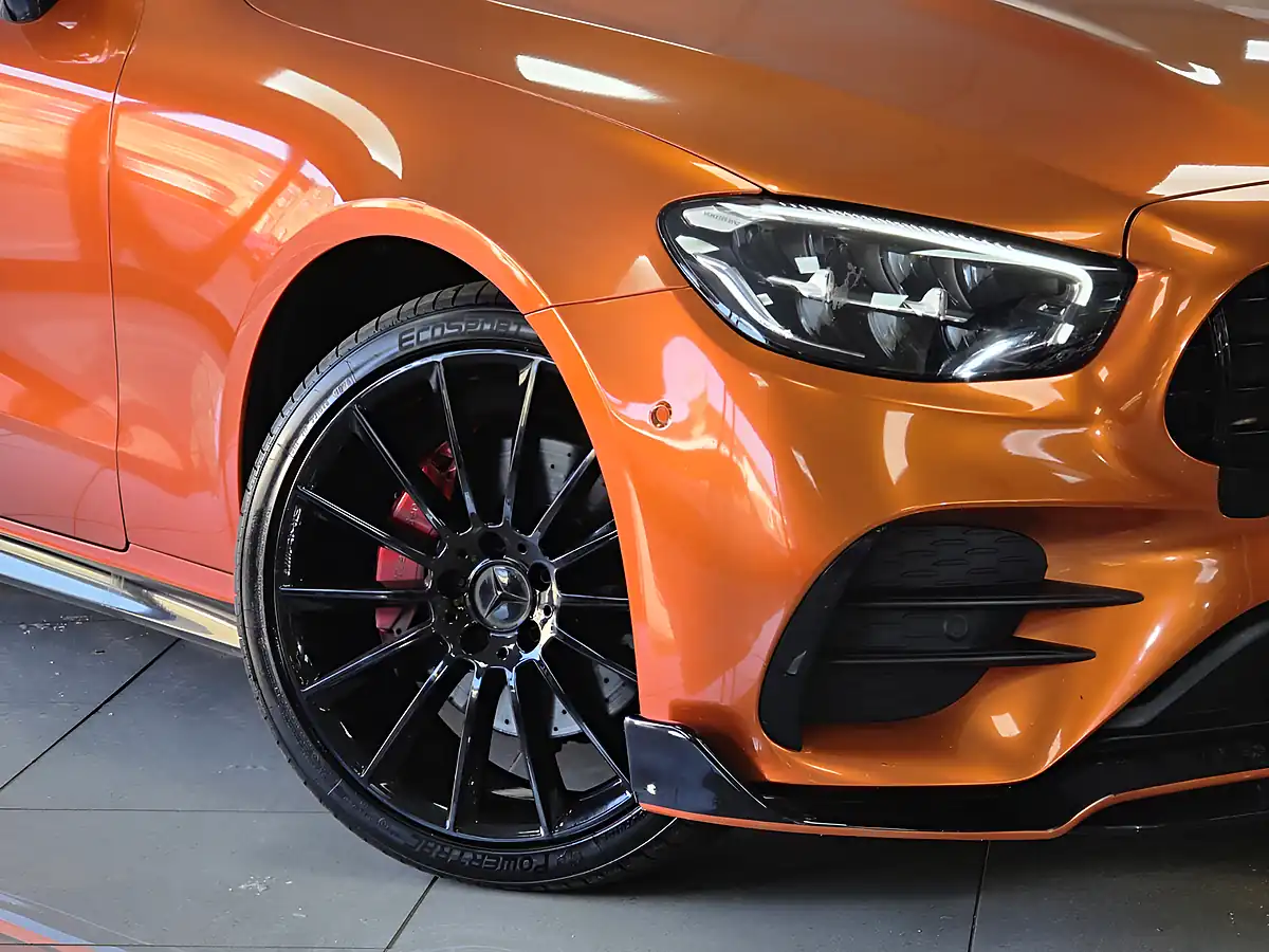 Used 2023 Mercedes-Benz E-Class AMG Line Night Edition (premium Plus) Coupe Paprika Orange - Interior and Exterior details 6