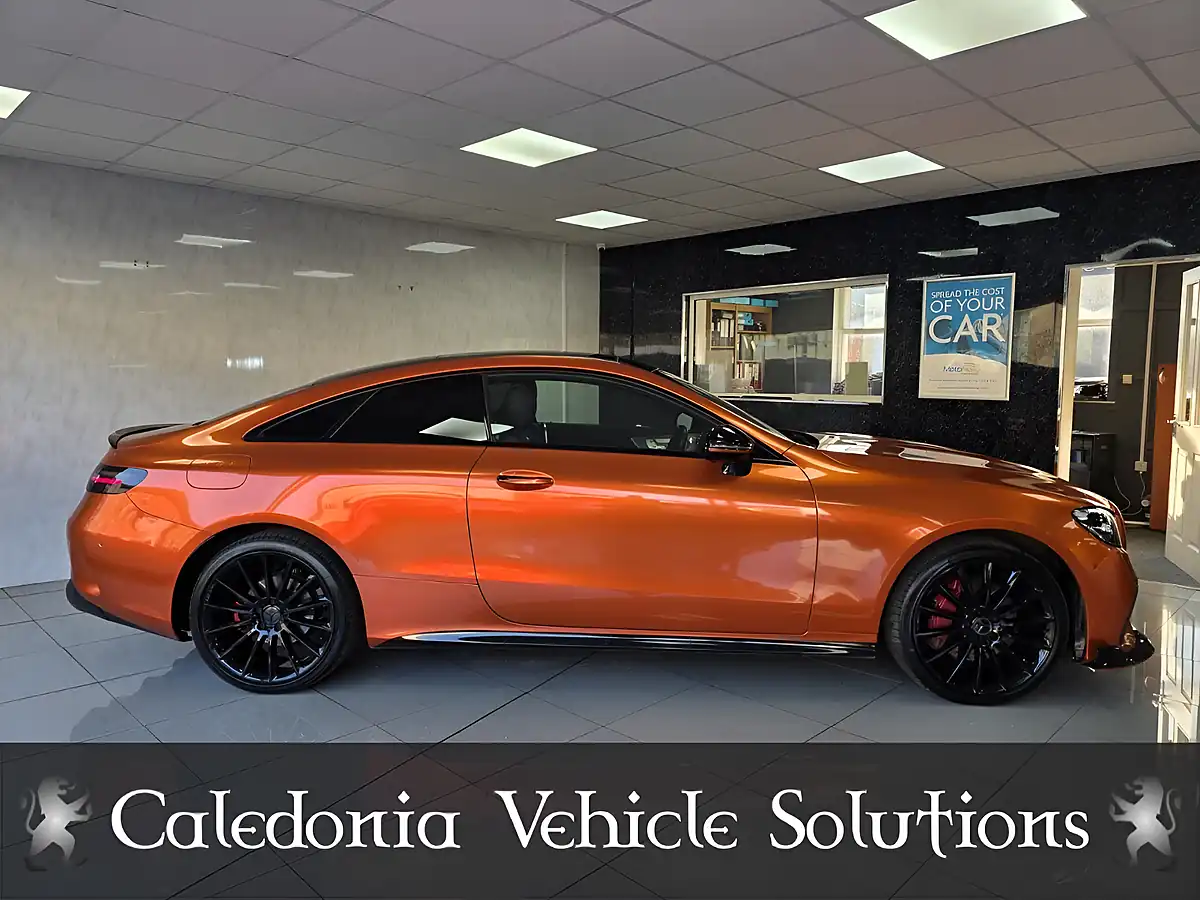 Used 2023 Mercedes-Benz E-Class AMG Line Night Edition (premium Plus) Coupe Paprika Orange - Interior and Exterior details 8