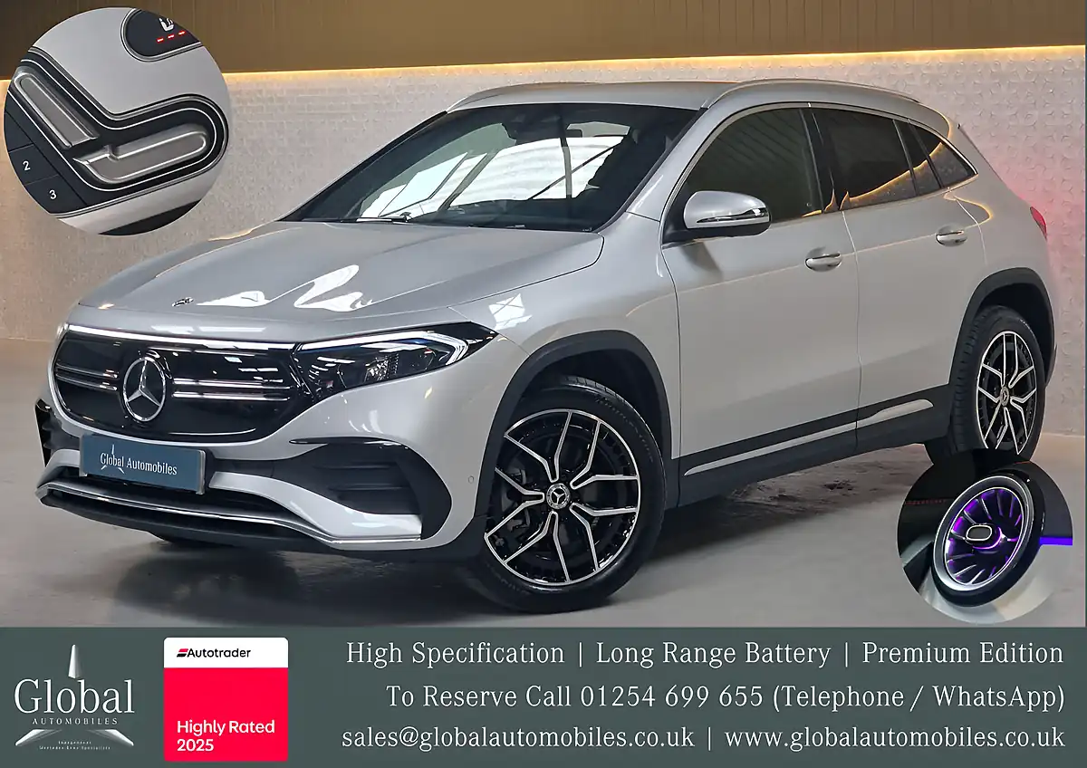 Used 2023 Mercedes-Benz Eqa AMG Line Premium Iridium Silver - Front View