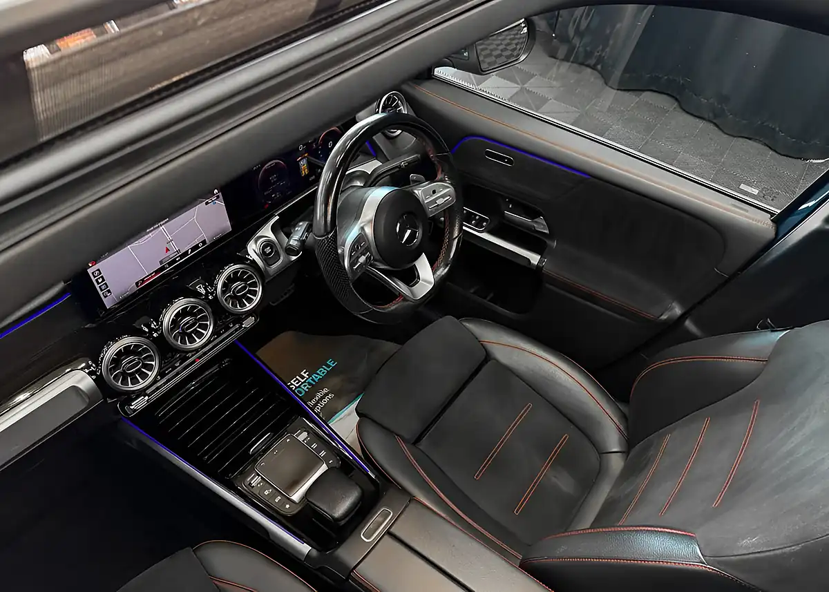 Used 2023 Mercedes-Benz Eqb AMG Line (premium) Blue - Interior and Exterior details 12