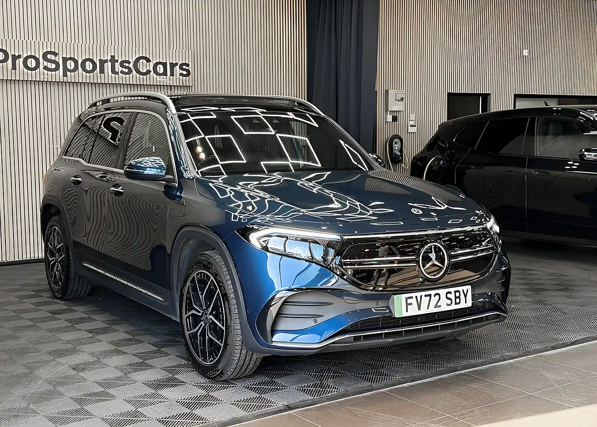 Used 2023 Mercedes-Benz Eqb AMG Line (premium) Blue - Interior and Exterior details 7