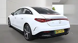Used 2023 Mercedes-Benz Eqe AMG Line (premium) White - Interior and Exterior details 3