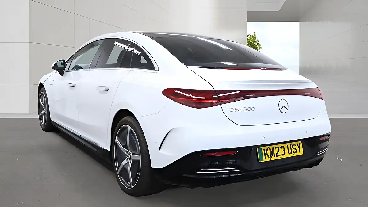 Used 2023 Mercedes-Benz Eqe AMG Line (premium) White - Interior and Exterior details 3