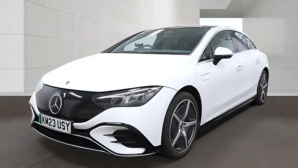 Used 2023 Mercedes-Benz Eqe AMG Line (premium) White - Interior and Exterior details 4
