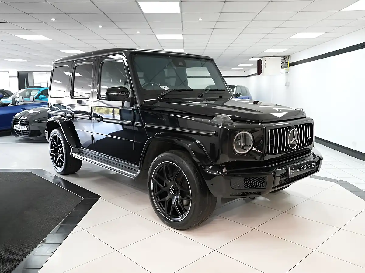 Used 2023 Mercedes-Benz G Class AMG Line (premium Plus) Black - Front View