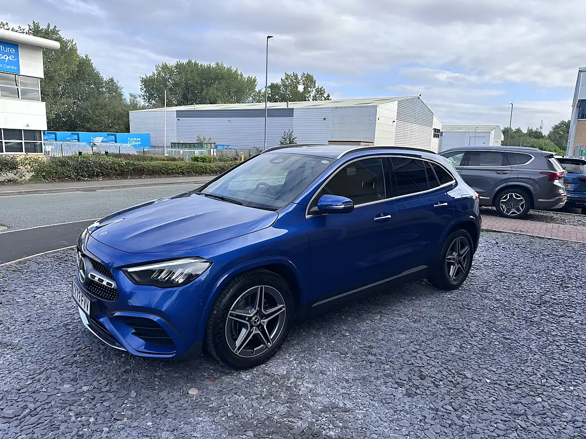 Used 2023 Mercedes-Benz Gla AMG Line Blue - Interior and Exterior details 8