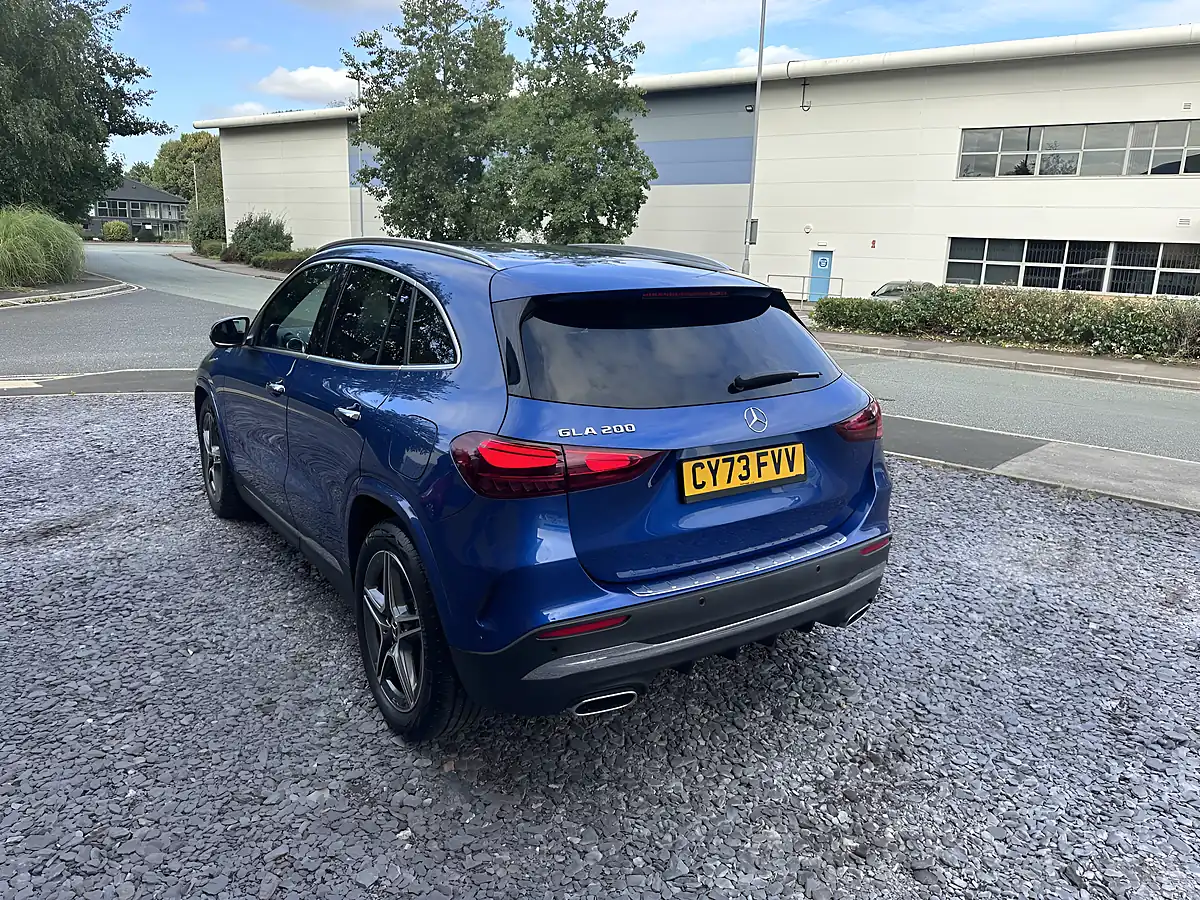 Used 2023 Mercedes-Benz Gla AMG Line Blue - Interior and Exterior details 9