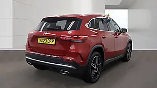 Used 2023 Mercedes-Benz Gla AMG Line (executive) Red - Interior and Exterior details 2