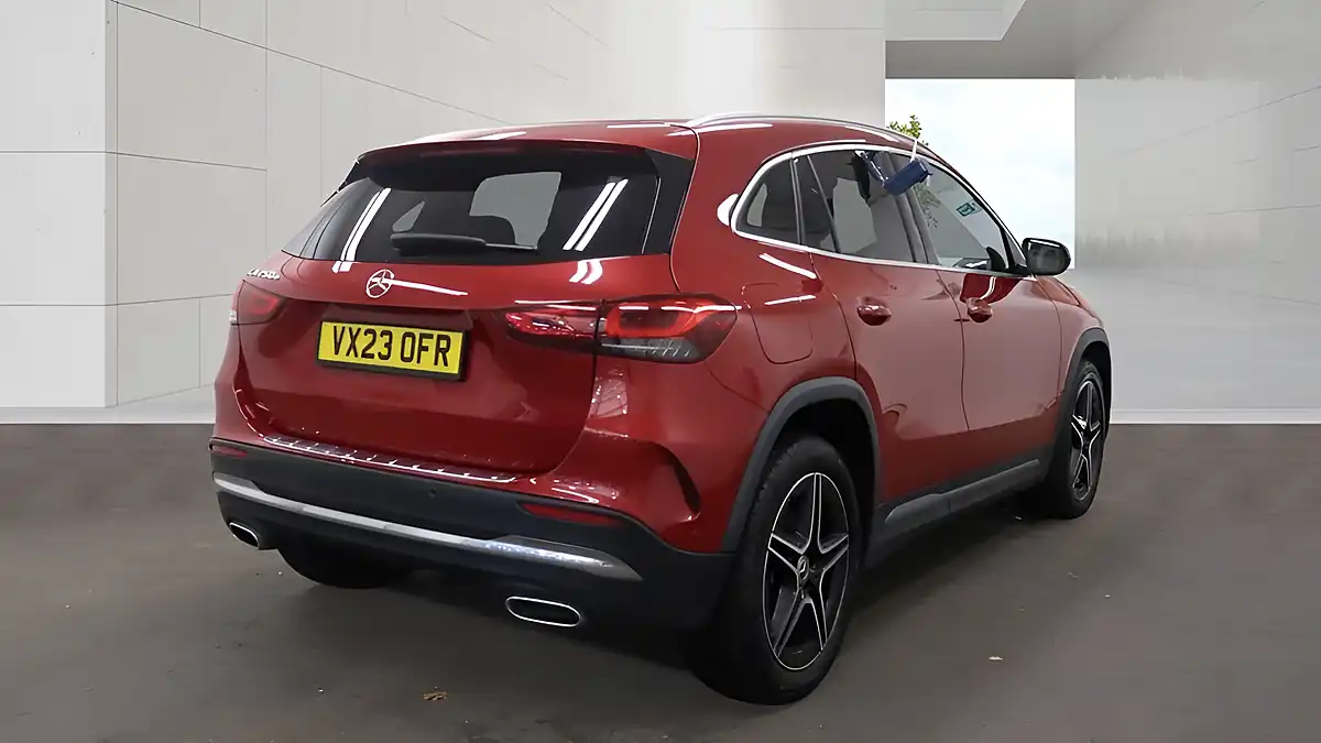 Used 2023 Mercedes-Benz Gla AMG Line (executive) Red - Interior and Exterior details 2