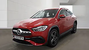 Used 2023 Mercedes-Benz Gla AMG Line (executive) Red - Interior and Exterior details 4