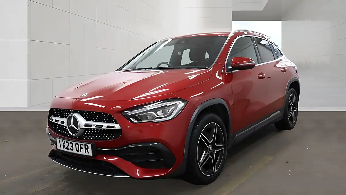 Used 2023 Mercedes-Benz Gla AMG Line (executive) Red - Interior and Exterior details 4