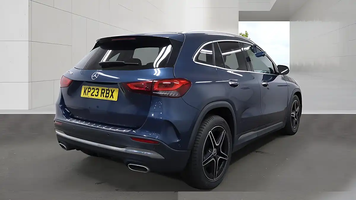 Used 2023 Mercedes-Benz Gla AMG Line Premium Blue - Interior and Exterior details 2