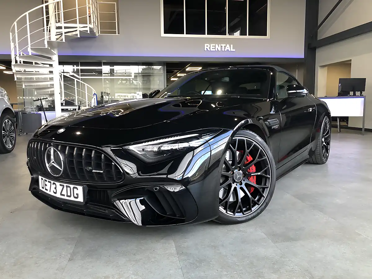 Used 2023 Mercedes-Benz Sl Premium Plus Black - Interior and Exterior details 5