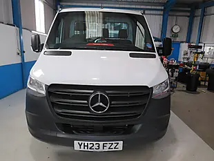 Used 2023 Mercedes-Benz Sprinter Single Cab Dropside White - Interior and Exterior details 2