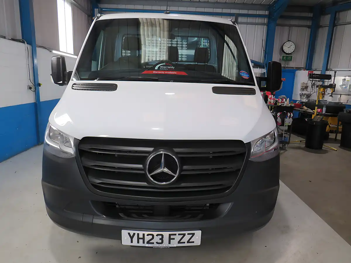 Used 2023 Mercedes-Benz Sprinter Single Cab Dropside White - Interior and Exterior details 2