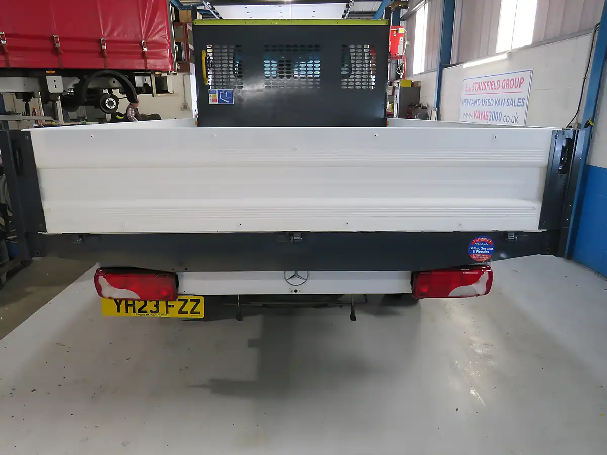 Used 2023 Mercedes-Benz Sprinter Single Cab Dropside White - Interior and Exterior details 5