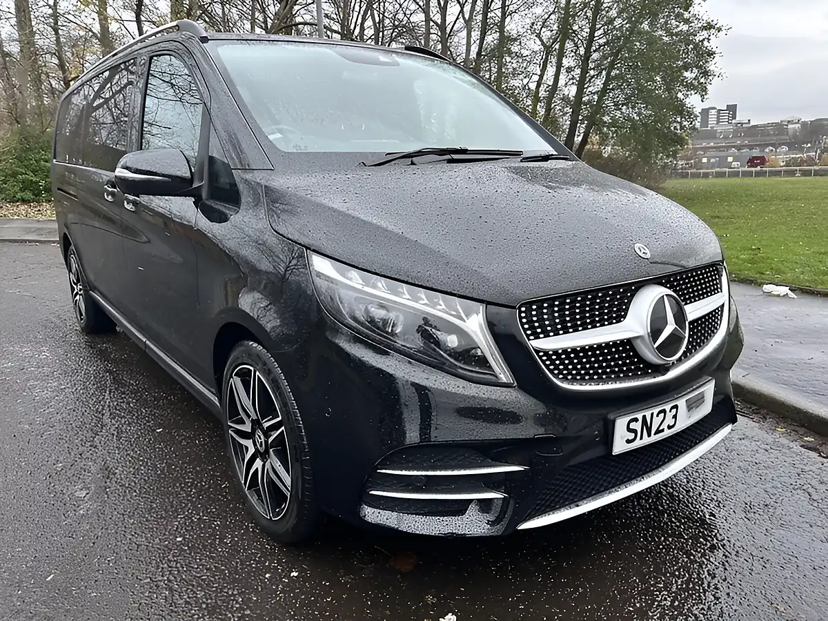 Used 2023 Mercedes-Benz V Class AMG Line Obsidian Black - Front View