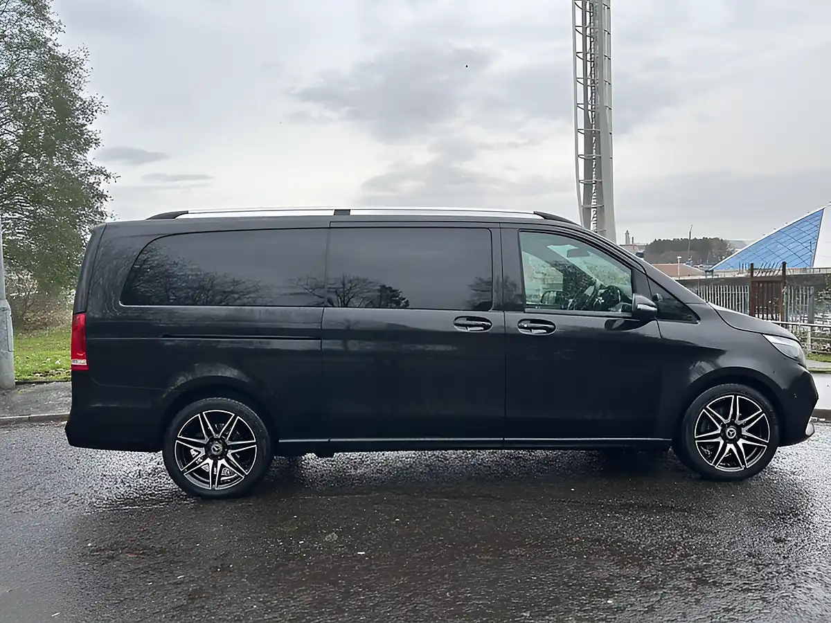 Used 2023 Mercedes-Benz V Class AMG Line Obsidian Black - Interior and Exterior details 11