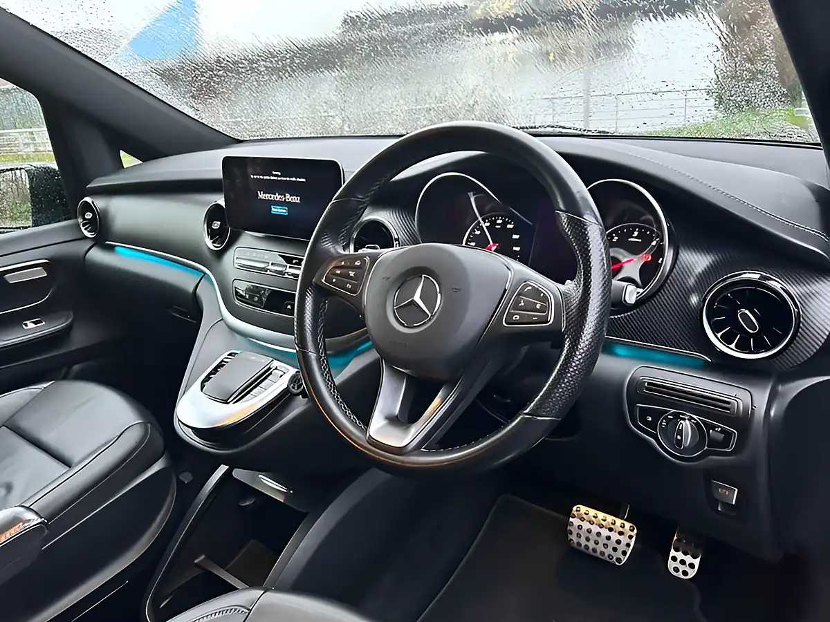 Used 2023 Mercedes-Benz V Class AMG Line Obsidian Black - Interior and Exterior details 15