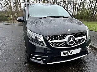 Used 2023 Mercedes-Benz V Class AMG Line Obsidian Black - Interior and Exterior details 2