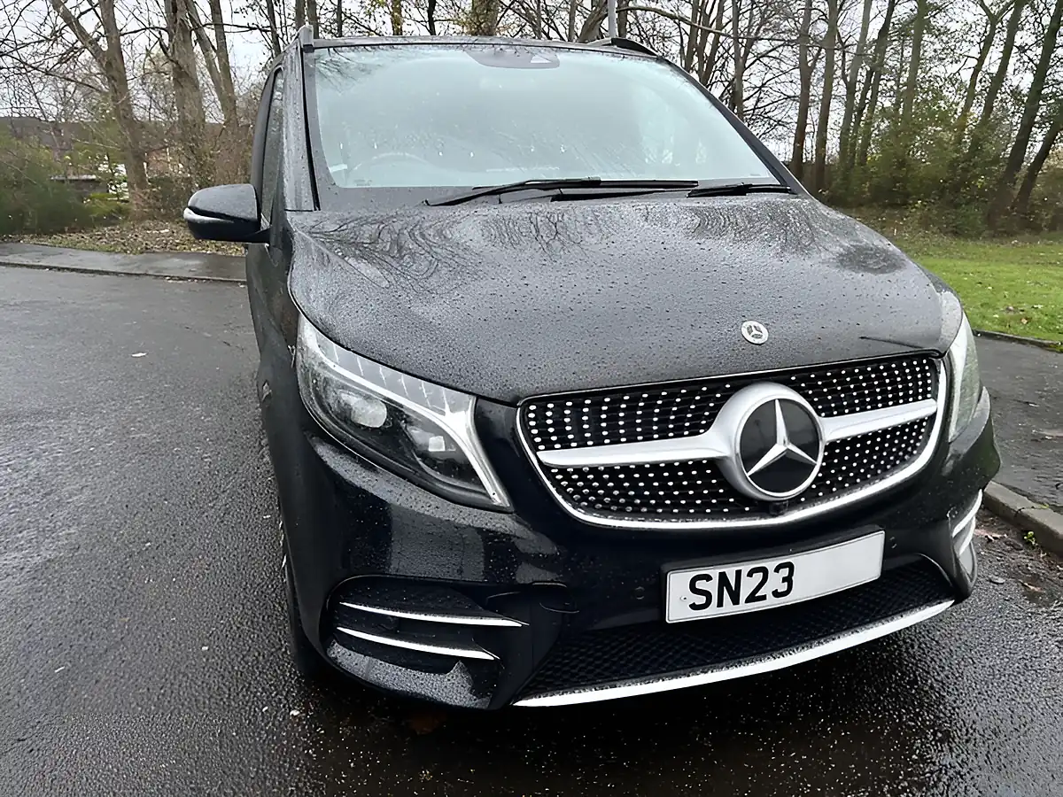 Used 2023 Mercedes-Benz V Class AMG Line Obsidian Black - Interior and Exterior details 2