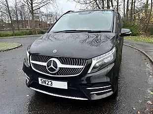 Used 2023 Mercedes-Benz V Class AMG Line Obsidian Black - Interior and Exterior details 4