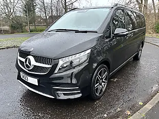 Used 2023 Mercedes-Benz V Class AMG Line Obsidian Black - Interior and Exterior details 5
