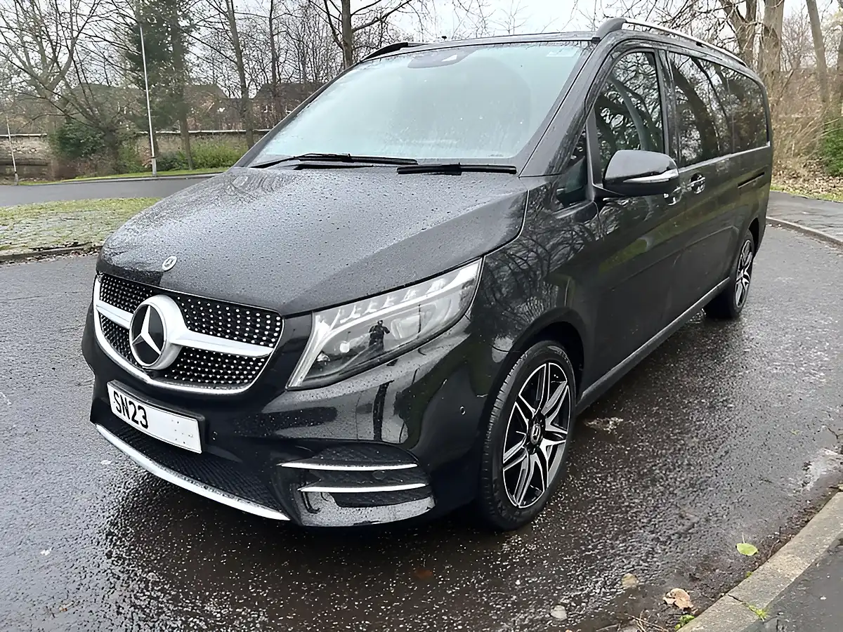 Used 2023 Mercedes-Benz V Class AMG Line Obsidian Black - Interior and Exterior details 5