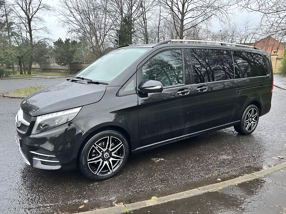 Used 2023 Mercedes-Benz V Class AMG Line Obsidian Black - Interior and Exterior details 6