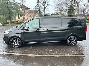 Used 2023 Mercedes-Benz V Class AMG Line Obsidian Black - Interior and Exterior details 7